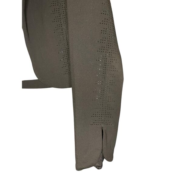 Ethyl Black Jacket/Blazer w/ Sparkles on Front and Lace on Sleeve Size Small - Picture 5 of 11